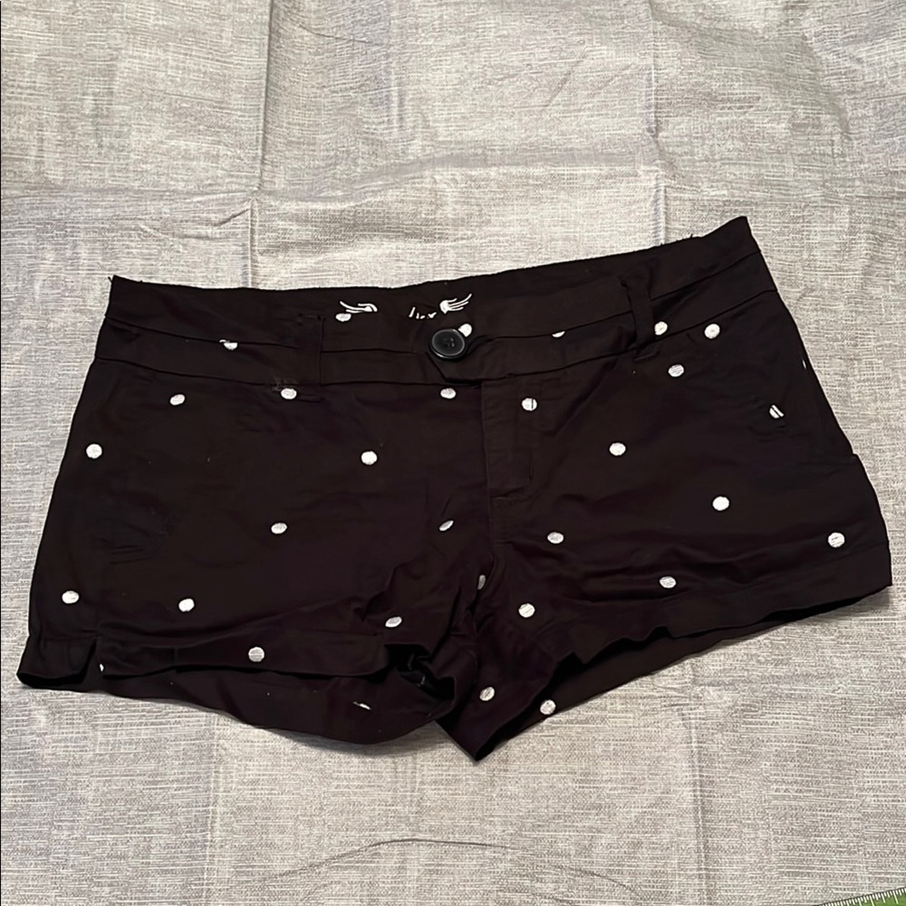 Black Polka Dot Women's Shorts